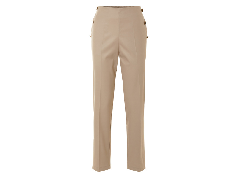 esmara® Dámské slacks kalhoty (béžová, 38)