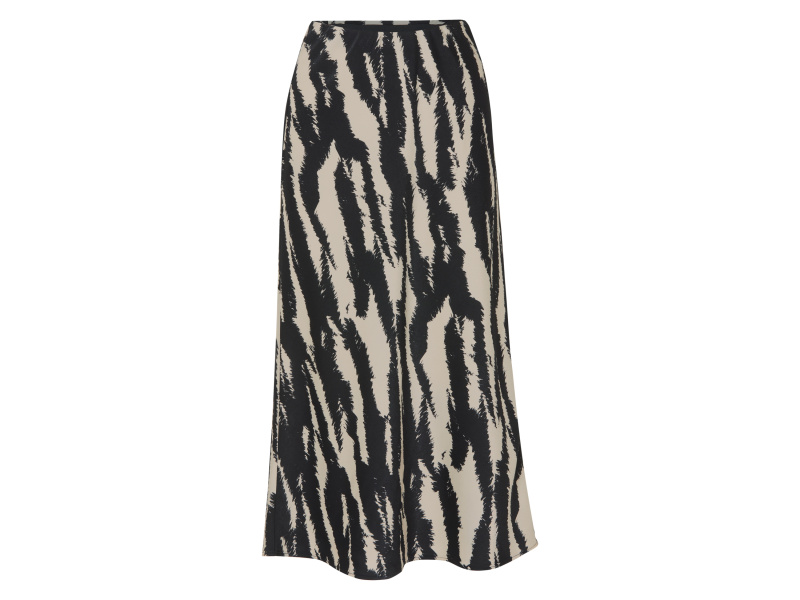 esmara® Dámská saténová midi sukně (vzorovaná, 36)
