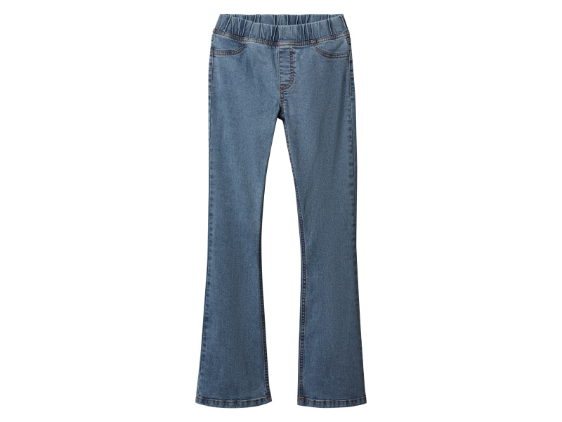 esmara® Dětské jeggings, elastický pas (modrá, 158/164)