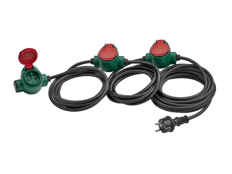 Parkside® Prodlužovací kabel, 10 m (prodlužovací kabel se 3 zásuvkami)