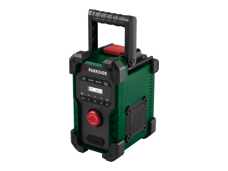 Parkside® Aku stavební rádio PBR 10 A1– bez akumulátoru a nabíječky