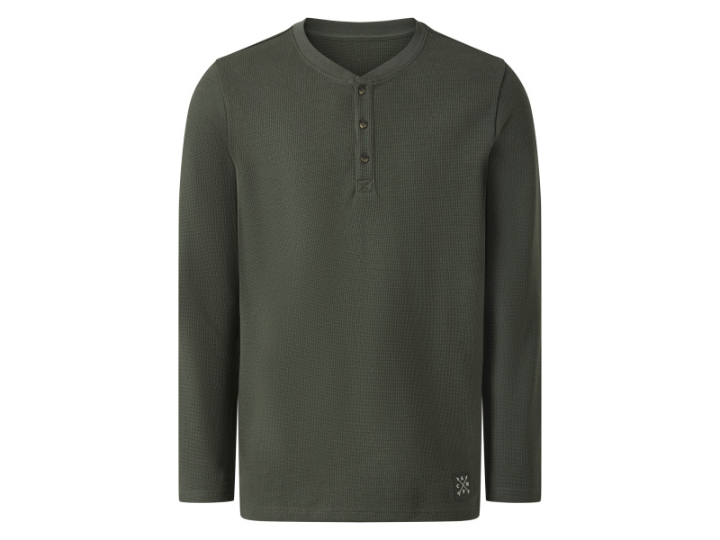 esmara Men Pánské triko s dlouhými rukávy (zelená, L (52-54))