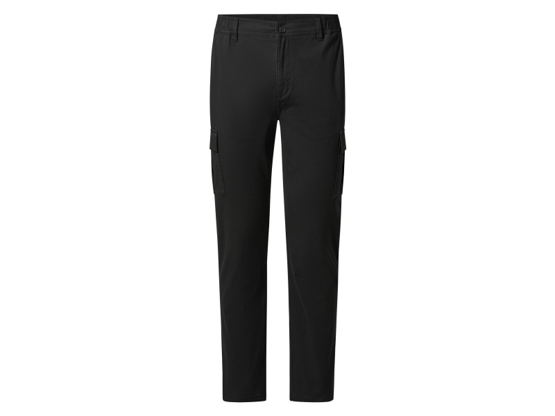 esmara Men Pánské cargo kalhoty (černá, M (48/50))
