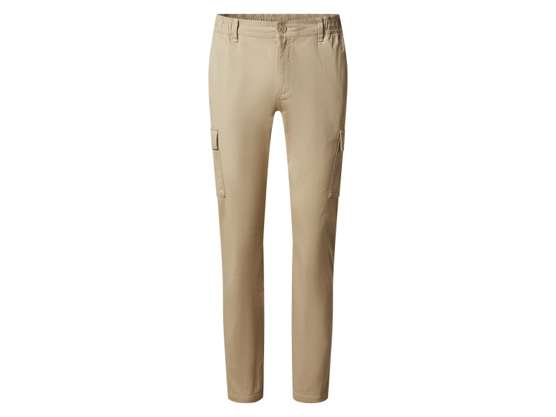 esmara Men Pánské cargo kalhoty (béžová, XL (56/58))