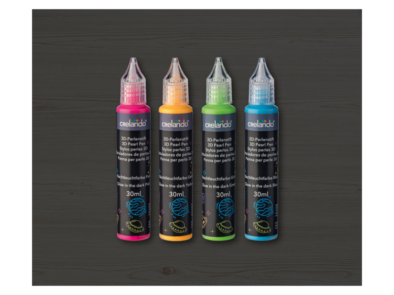 crelando® 3D perlová dekorační pera, 4 kusy