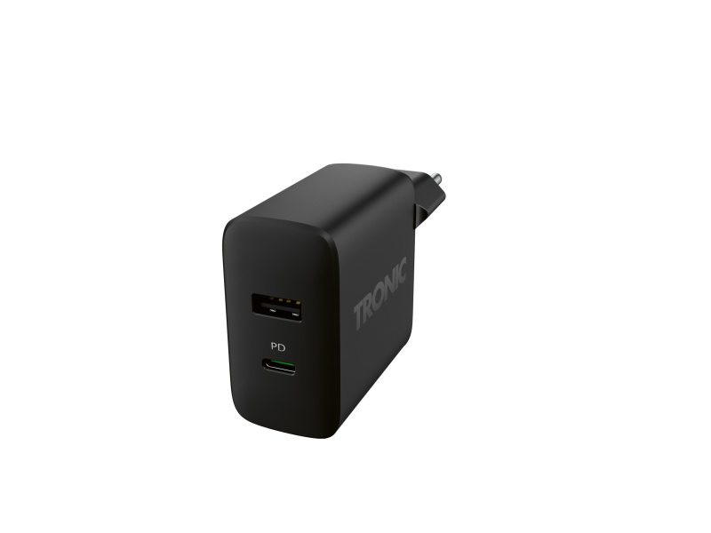 Tronic® Duální USB nabíječka, 35 W (černá)