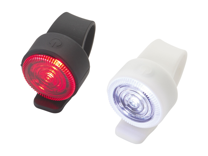 Crivit Silikonové LED svítidlo, 2dílná sada (černá/bílá)