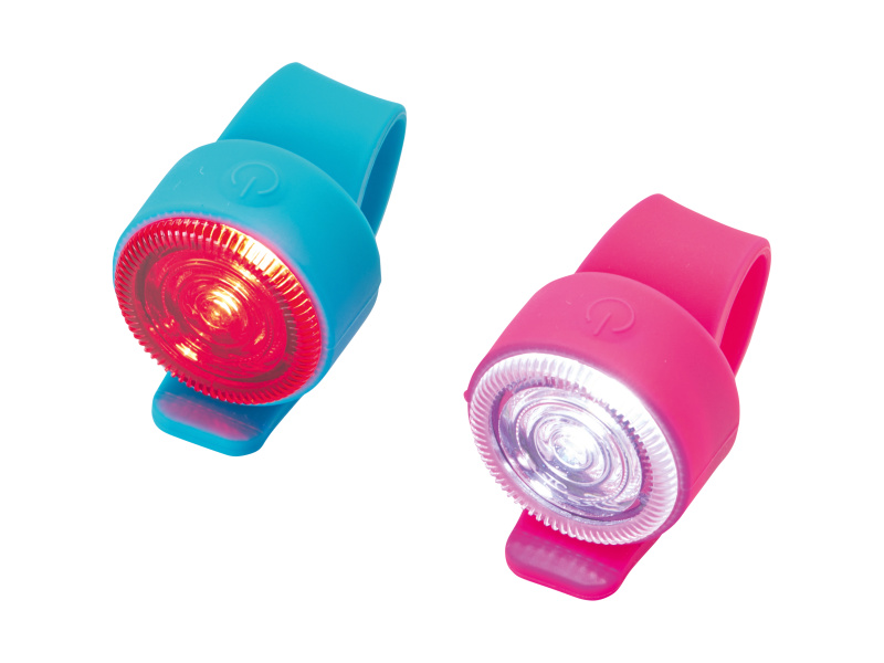 Crivit Silikonové LED svítidlo, 2dílná sada (světle modrá / růžová)