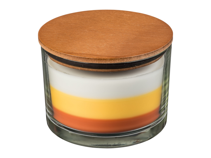 Livarno home Vonná svíčka ve skle (kulatá - Candy Corn)