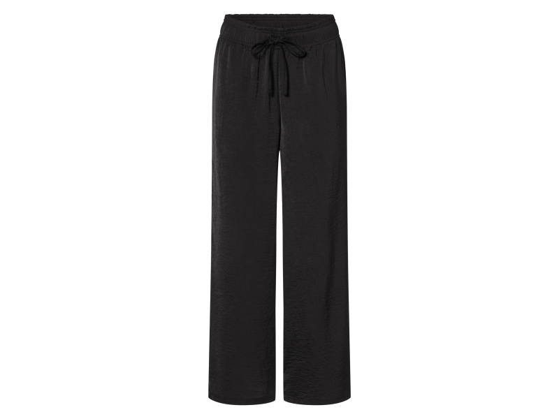 esmara® Dámské kalhoty "Wide Leg" (černá, S(36/38))