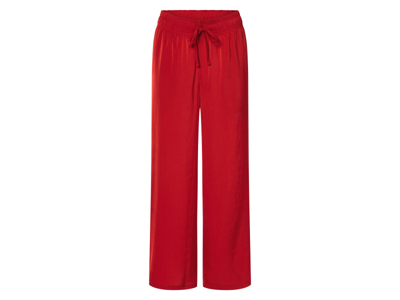 esmara® Dámské kalhoty "Wide Leg" (červená, Xs(32/34))