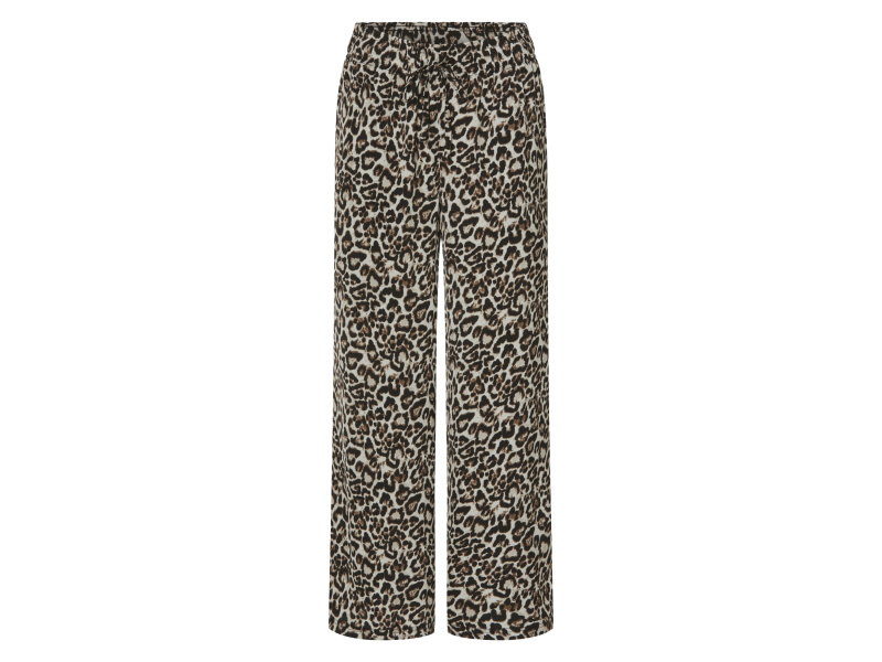 esmara® Dámské kalhoty "Wide Leg" (vzorovaná, Xs(32/34))