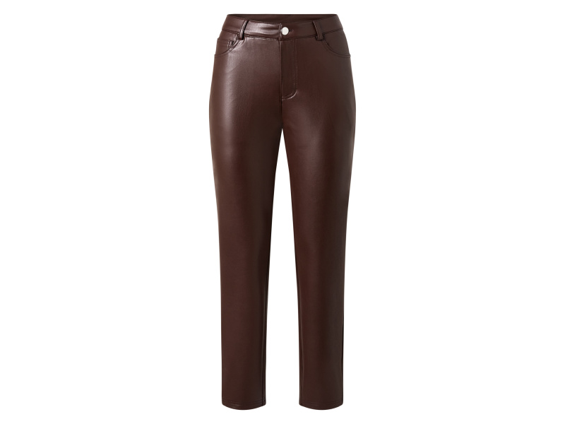 esmara® Dámské kalhoty "Slim Fit" (hnědá, 40)