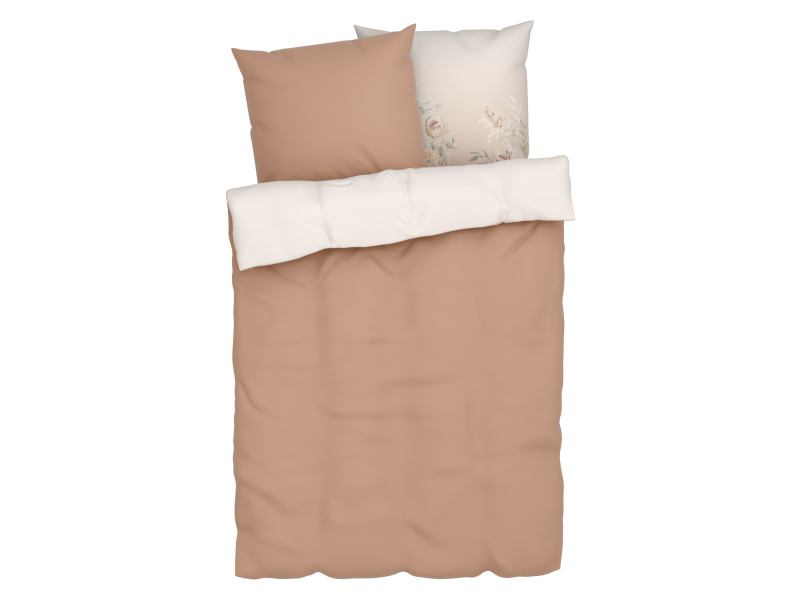 Livarno home Saténové ložní povlečení, 240 x 260 cm, 70 x 90 cm (světle růžová)