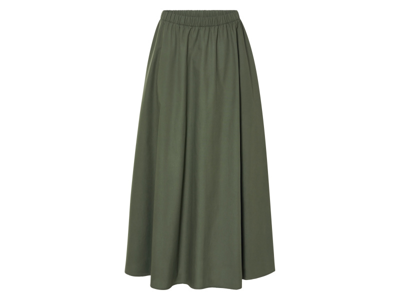 esmara® Dámská midi sukně (khaki, Xs(32/34))