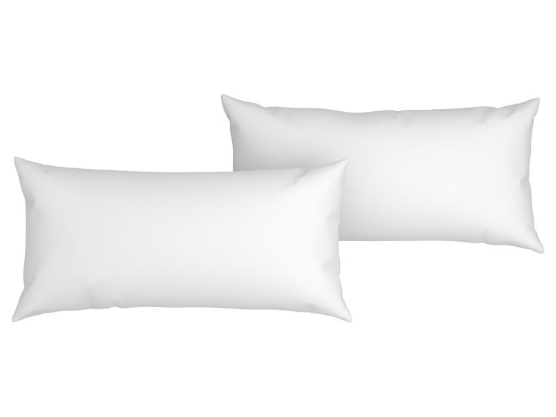 Livarno home Mušelínový potah na polštář, 40 x 80 cm (bílá)