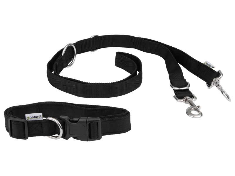 zoofari® Vodítko pro psy / Sada obojku a vodítka (Obojek M a vodítko pro psa)