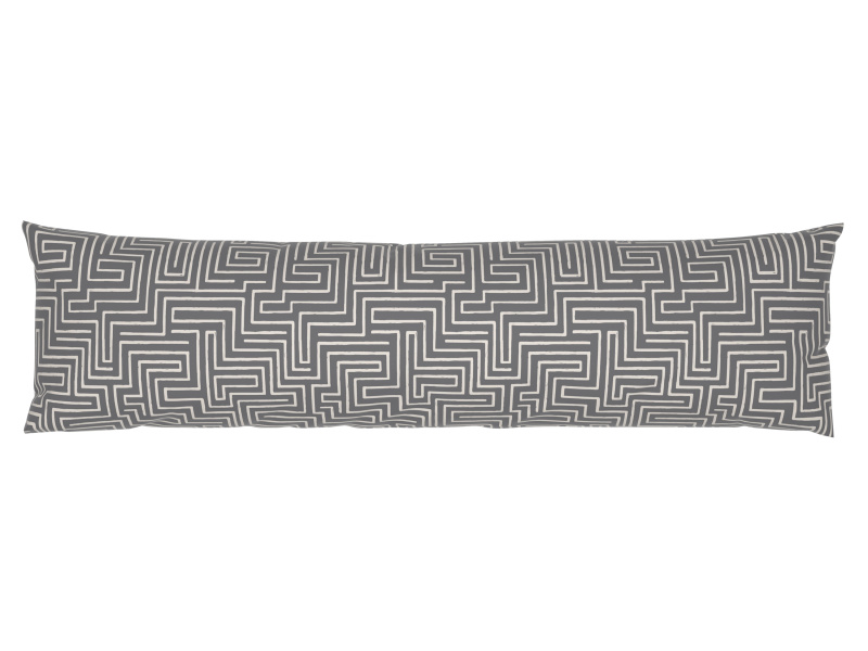 Livarno home Potah na polštář z mikrovláknitého saténu, 40 x 145 cm (geometrický vzor)