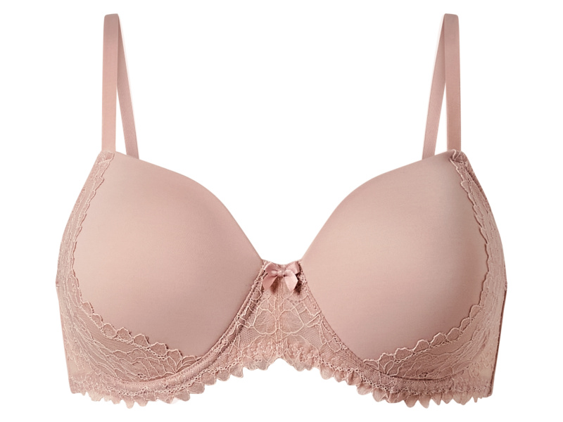 esmara® Dámská podprsenka (růžová s krajkou, 90D)
