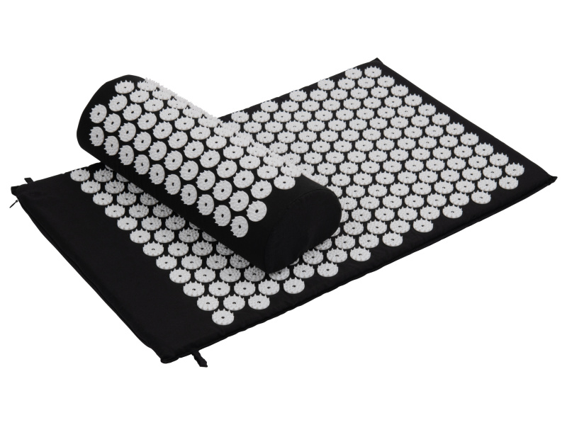 sensiplast® Akupresurní podložka s polštářem (černá/bílá)