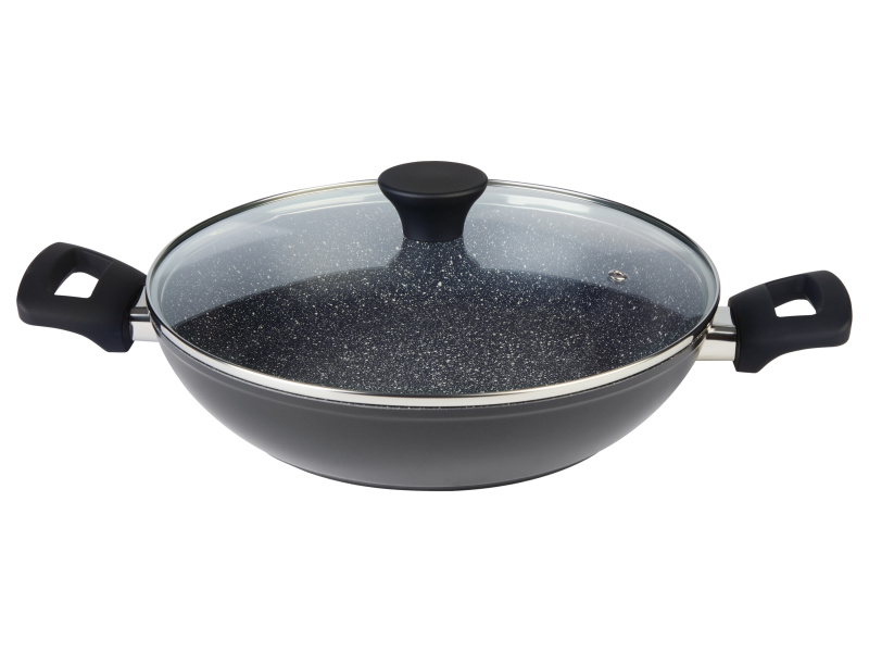 Silvercrest® Servírovací pánev z hliníkové litiny, Ø 28 cm, Ilag® (černá)