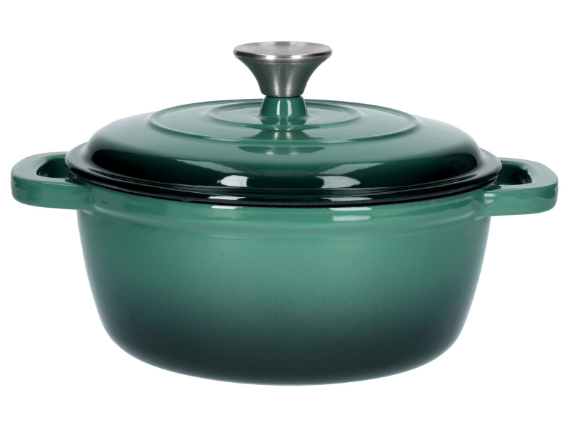 Silvercrest® Litinový hrnec, Ø 22 cm (zelená)