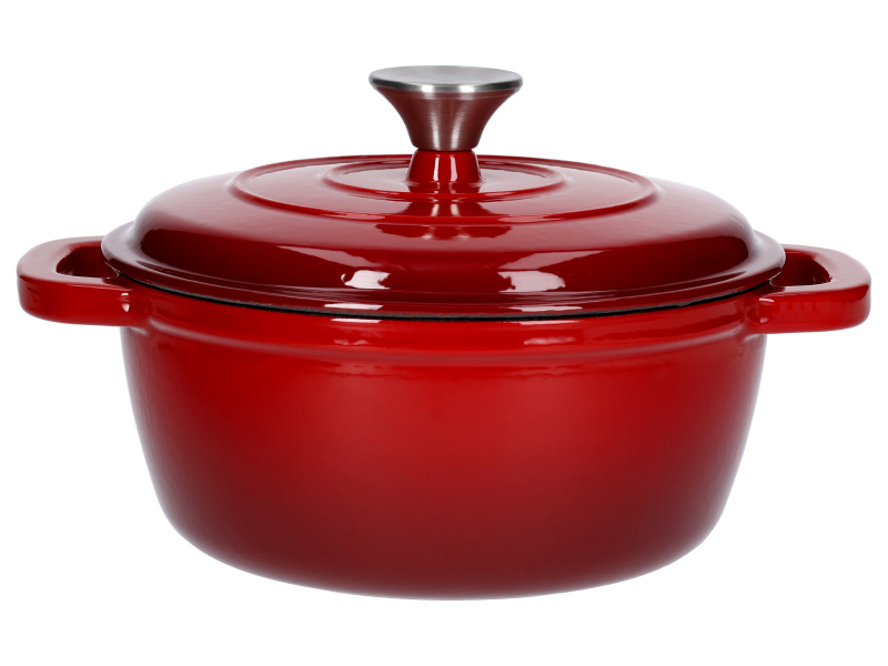 Silvercrest® Litinový hrnec, Ø 22 cm (červená)