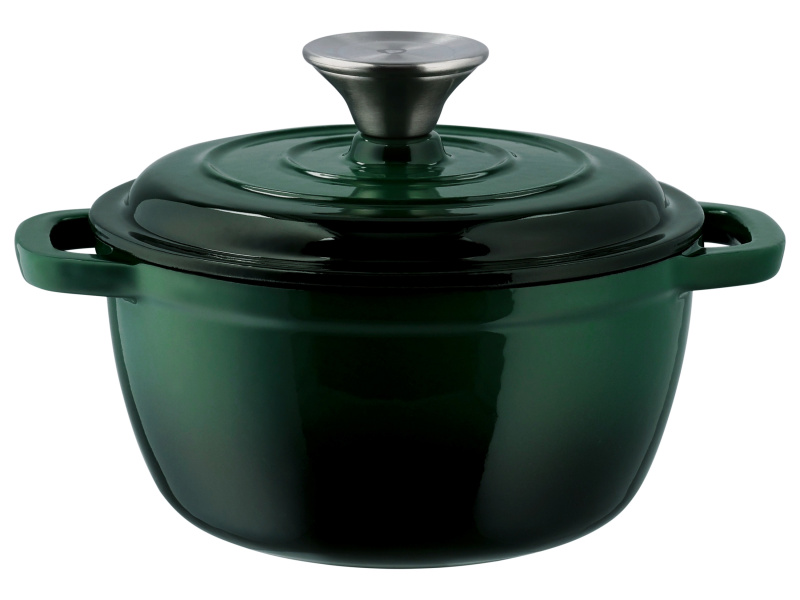 Silvercrest® Litinový hrnec, Ø 16 cm (zelená)