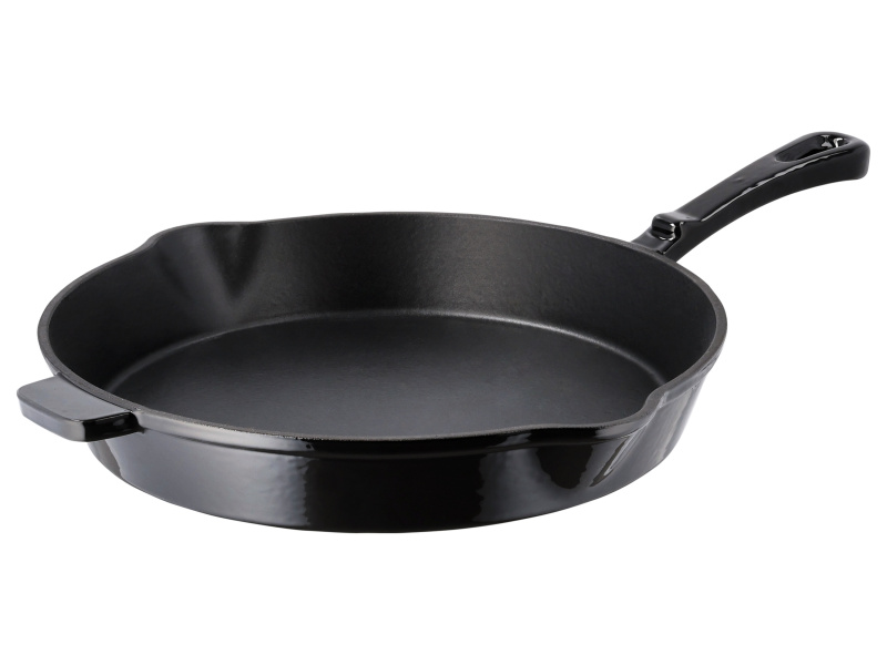 Silvercrest® Litinová pánev, Ø 30 cm (černá)