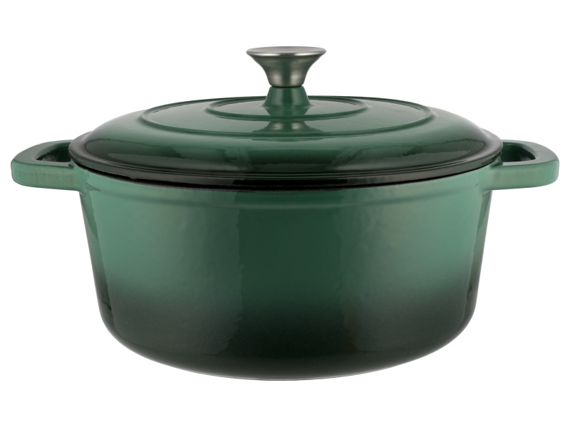 Silvercrest® Litinový hrnec, Ø 28 cm (zelená)