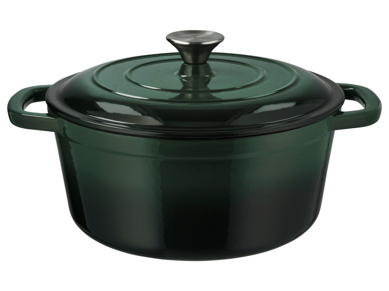 Silvercrest® Litinový hrnec, Ø 26 cm (zelená)