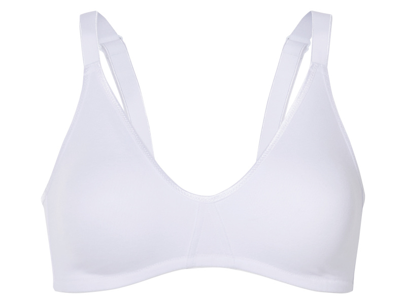 esmara® Dámská podprsenka s BIO bavlnou (bílá, 90C)
