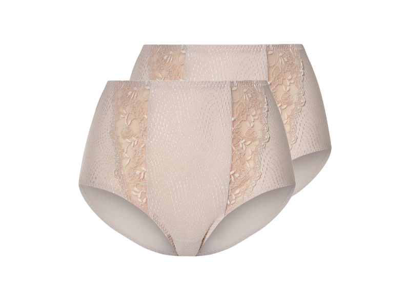 esmara® Dámské kalhotky s krajkou, 2 kusy (růžová, S(36/38))
