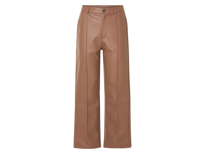 esmara® Dámské kalhoty "Wide Leg" (hnědá, 38)
