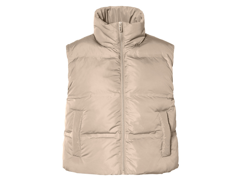 esmara® Dámská prošívaná vesta (béžová, S (36/38))