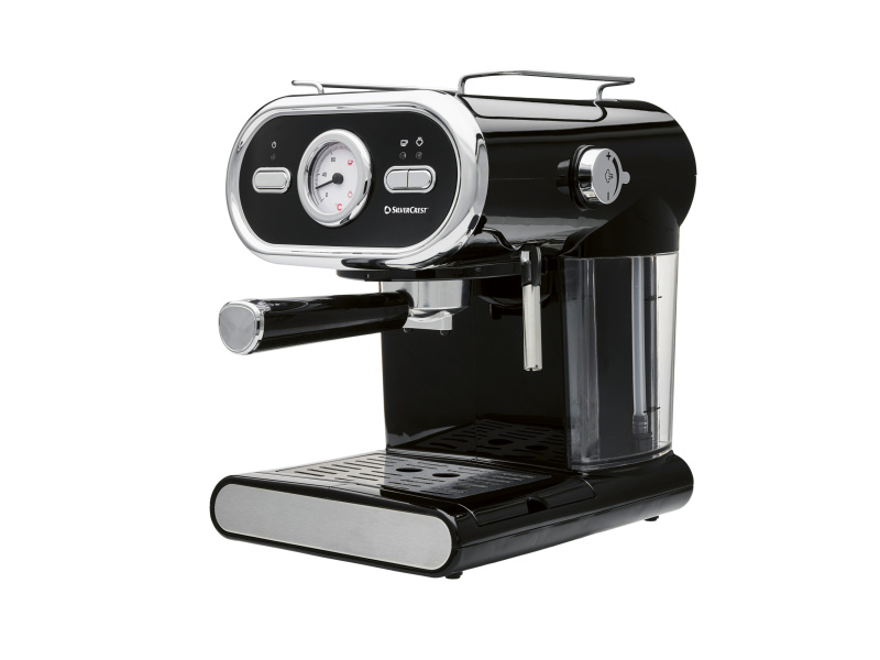 Silvercrest® Espresso kávovar SEM 1100 E1, černá