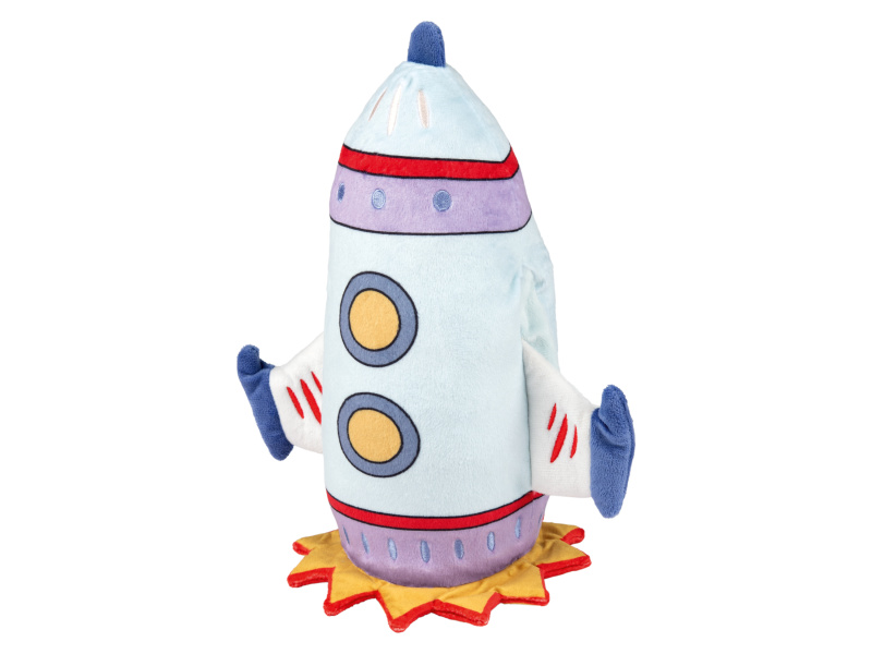Playtive Plyšová hračka s nočním LED světlem (raketa)