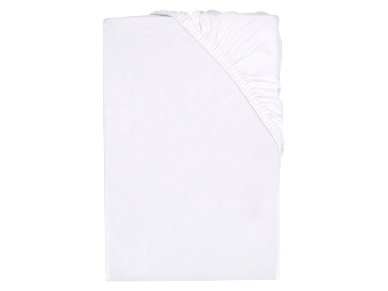 Livarno home Žerzejové napínací prostěradlo, 90–100 x 200 cm (bílá)