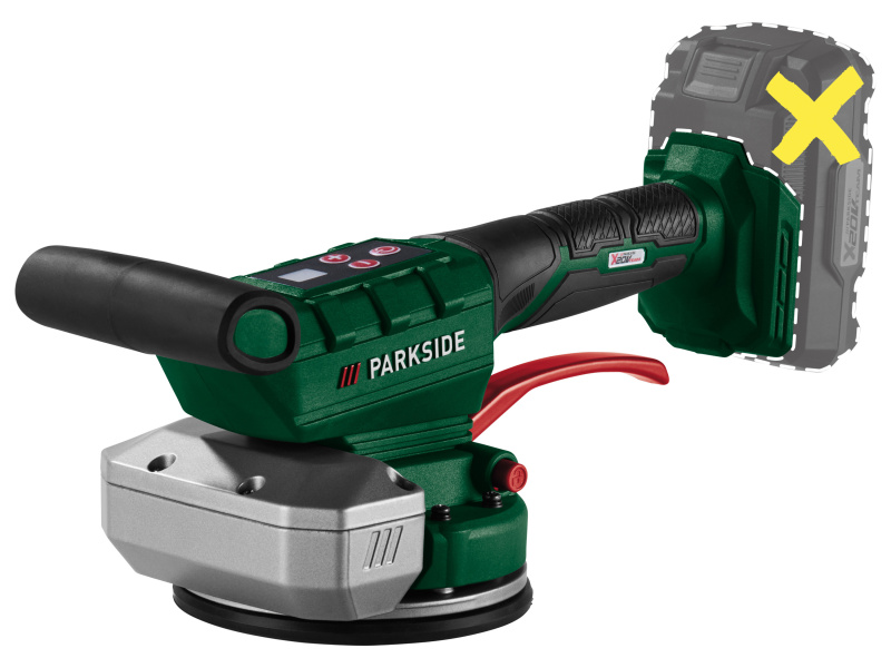 Parkside® Aku vibrační přísavka na dlažbu Pafr 20-Li A1 – bez akumulátoru a nabíječky
