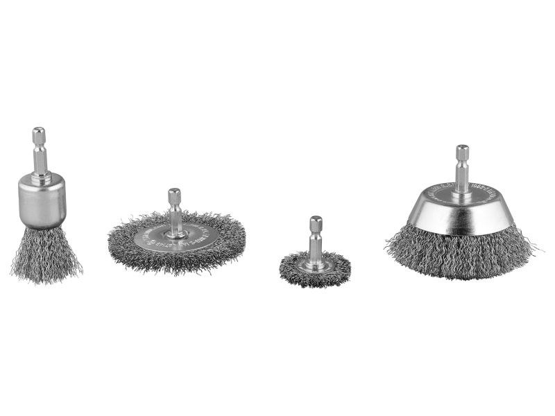 Parkside® Příslušenství k vrtačce (Sada drátěných kartáčů Pdrbs 4 A1)