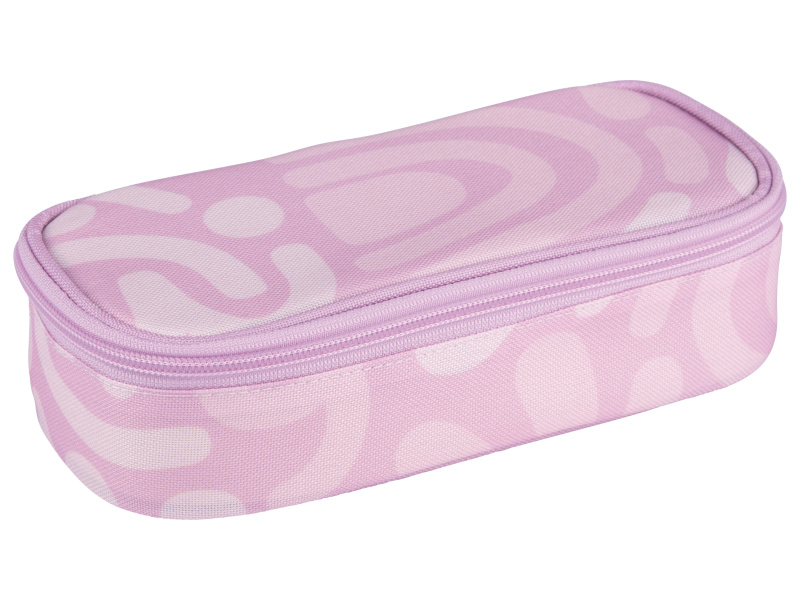 crelando® Školní penál / Box na sešity (růžové studentské pouzdro)