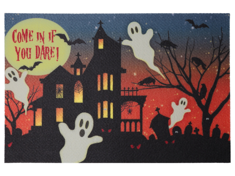 Rohožka na Halloween, 40 x 60 cm (Come in if you dare)