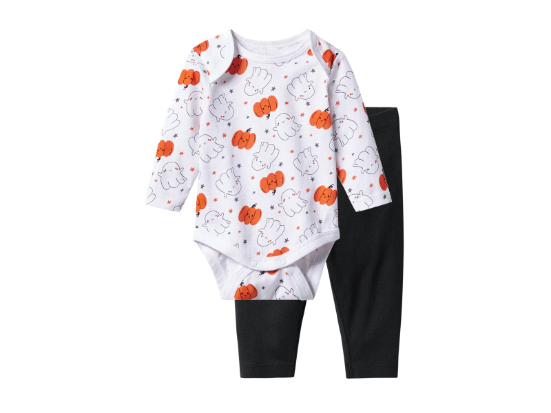 lupilu® Dětská souprava na Halloween, 2dílná (bílá, 86/92)