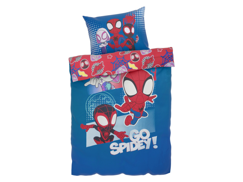 Dětské ložní povlečení Renforcé, 140 x 200, 70 x 90 cm (Spidey)