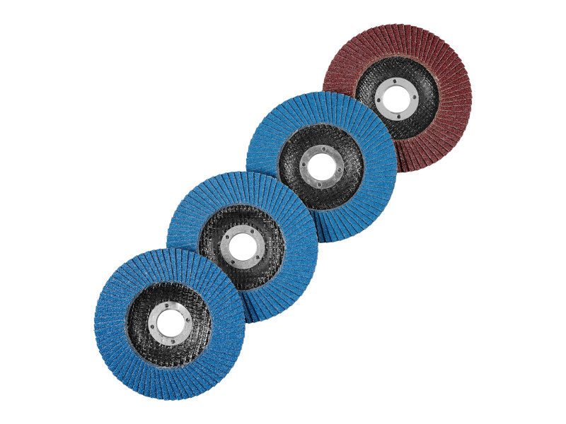 Parkside® Příslušenství k úhlové brusce, Ø 125 mm (vějířové brusné kotouče, 4dílná sada)