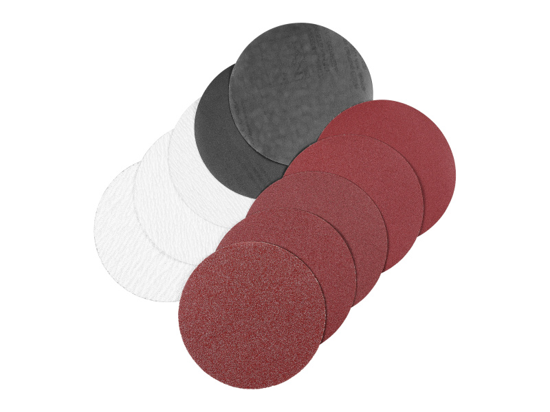 Parkside® Příslušenství k úhlové brusce, Ø 125 mm (brusný talíř/brusné papíry, 10 kusů)