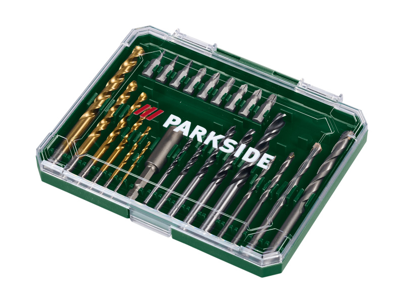 Parkside® Sada vrtáků a bitů, 25dílná