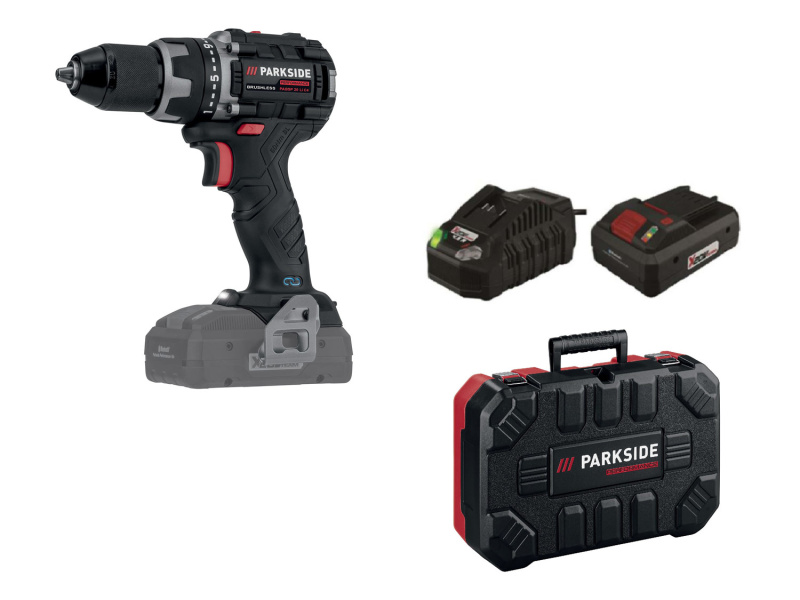 Parkside Performance® Aku vrtací šroubovák Pabsp 20 Li C4, Smart 4 Ah