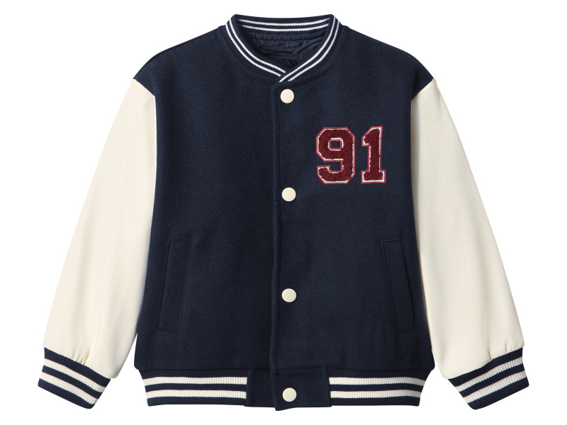 lupilu® Dětská college bunda (navy modrá, 110/116)