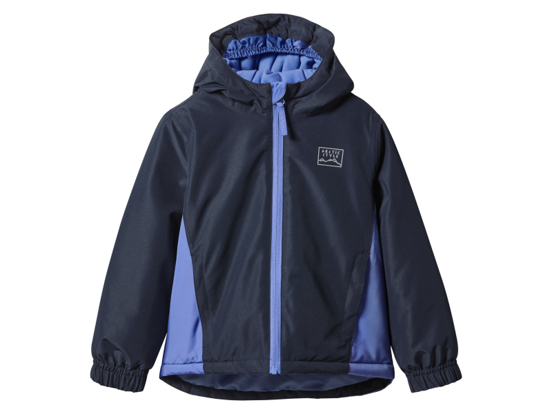 lupilu® Dívčí lyžařská bunda (navy modrá / světle modrá, 110/116)